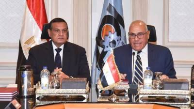 "العربية للتصنيع" ووزير التنمية المحلية يتابعان مشروعات البنية التحتية لمنظومة المخلفات