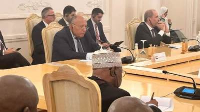 شكري:  القصف المستمر الفلسطينيين هدفه إجبار سكان القطاع على مغادرته