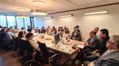 وزير الرياضة يلتقي بالشباب المصريين المقيمين بكندا