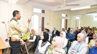 "الشباب والرياضة" تطلق فعاليات ورشة الحركة الكشفية بجامعة الوادي الجديد