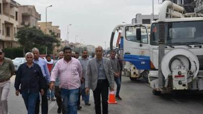 عبد الرؤف الغيطى: يتابع استعدادات مواجهة الأمطار بالقاهرة الجديدة