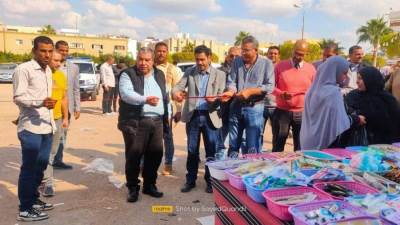 أحمد إسماعيل يفتتح معرض اليوم الواحد بمدينة النوبارية الجديدة