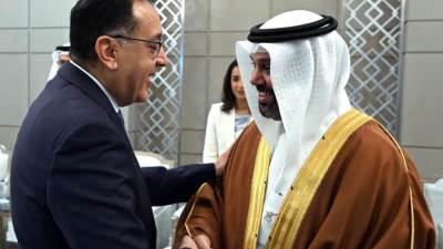 وزير المالية البحريني لمدبولي : نستهدف زيادة التبادل التجاري ليصل مليار دولار