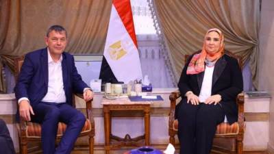 وزيرة التضامن الاجتماعي تستقبل المفوض العام لوكالة الأونروا