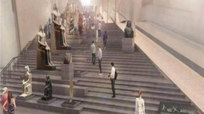 افتتاح الدرج العظيم بالمتحف المصرى الكبير