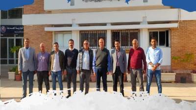 أحمد عمران يتفقد محطة معالجة الصرف الصحي بالنوبارية الجديدة برفقة رئيس الجهاز