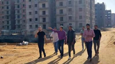 رضوان عبد الرشيد يتفقد "سكن لكل المصريين" ووحدات موظفي الدولة ببدر
