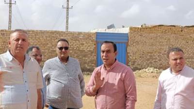 المهندس على سعد:جارٍ الإعداد لتنفيذ الطرق والمرافق بمنطقة السلام المضافة للشروق