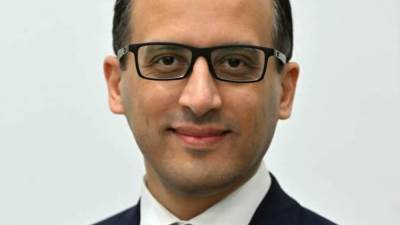 المستشار محمد الحمصانى متحدثا باسم مجلس الوزراء