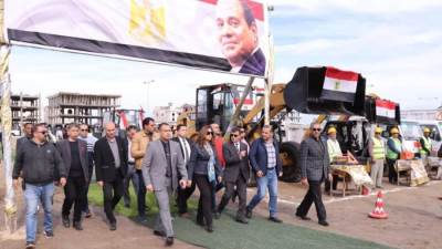 «جهاز دمياط الجديدة» يشارك في اصطفاف معدات مجابهة الكوارث