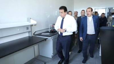 وزير الصحة يتفقد مشروع إنشاء مجمع المعامل المركزية بمدينة بدر بتكلفة 1.3 مليار جنيه