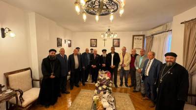 "رئيس جهاز مدينة ٦ أكتوبر" يزور الكنائس لتهنئة الأقباط بعيد الميلاد المجيد