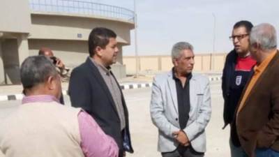 رئيس جهاز المنيا الجديدة يتفقد المرافق الأساسية بالمدينة