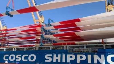 «EWA group» تنتهى من الخدمات اللوجستية لمحطة رياح رأس غارب أكتوبر المقبل