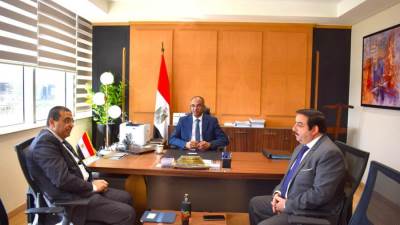 «الإسكان»تناقش مع ممثلي «المقاولون العرب»وشركة عالمية تكنولوجيا تحسين أداء محطات المياه