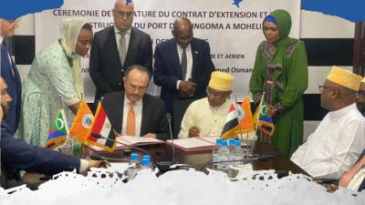 «الإسكان والمقاولون العرب» تبدأ أولى مشروعاتها في جزر القمر بإنشاء ميناء موهيلي 