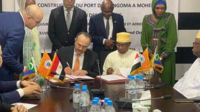 «المقاولون العرب» توقع عقد إنشاء ميناء في جزر القمر بـ60 مليون يورو