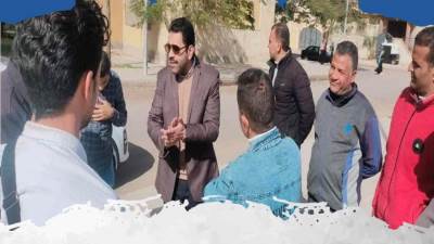 أحمد إسماعيل يتفقد مشروعات الخدمات والتطوير بمدينة النوبارية الجديدة
