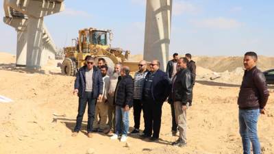 رئيس جهاز مدينة ٦ أكتوبر: الانتهاء من أعمال الطرق بمنطقة أب تاون يونيو المقبل 