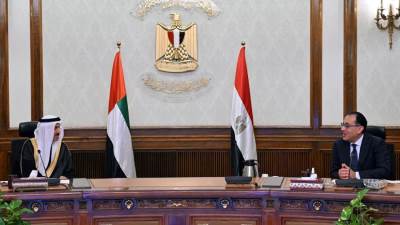 رئيس الوزراء يلتقي رئيس المجلس الوطني الاتحادي الإماراتي