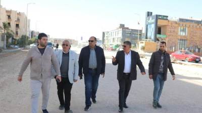 ياسر عبد الحليم يتفقد مشروعات الإسكان والمرافق والطرق بمدينة السادات 