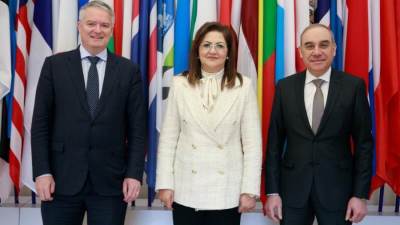 وزيرة التخطيط تلتقي الأمين العام لمنظمة التعاون الاقتصادي والتنمية