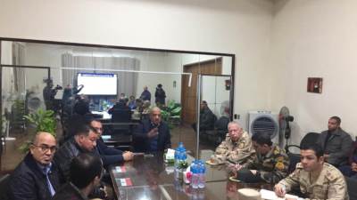 عصمت يتابع الموقف التنفيذي لأعمال تطوير مجمع مصر للغزل والنسيج