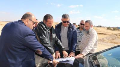 عادل النجار يتفقد أعمال التطوير بـ«أب تاون» والمنطقة الصناعية بمدينة 6 أكتوبر 