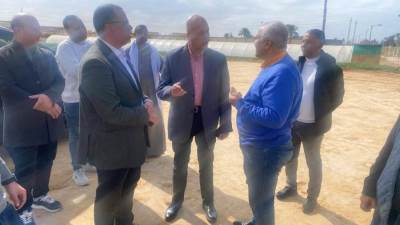 «عمران وبدوي» يزوران مدينة الفيوم الجديدة ويتفقدان المشروعات الجارية