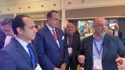 السبكي يلتقي نائب رئيس المنظمة الدولية لتكنولوجيا الرعاية الصحية HIMSS