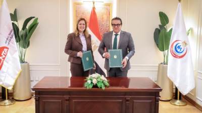 وزير الصحة يوقع بروتوكول تعاون بين الوزارة والأكاديمية الوطنية لتدريب وتأهيل الشباب