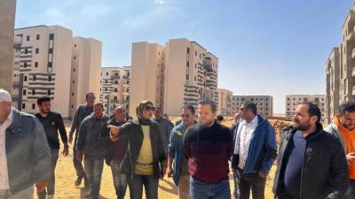 أسماء مخلوف تتابع عمارات "سكن لكل المصريين" وأعمال المرافق بالمدينة