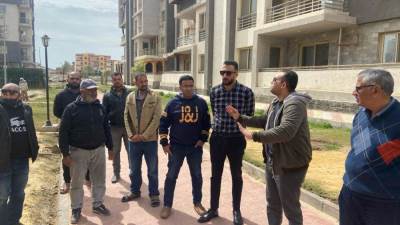 رئيس جهاز دمياط الجديدة يتفقد مشروعات دار مصر وجنة بالحي السادس