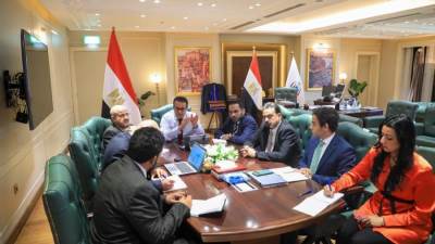 وزير الصحة يستقبل ممثل منظمة الصحة العالمية فى مصر