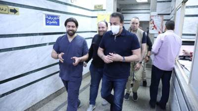 وزير الصحة يتفقد مستشفى ٦ أكتوبر للتأمين الصحي بالدقي ويشيد بانضباط المنظومة
