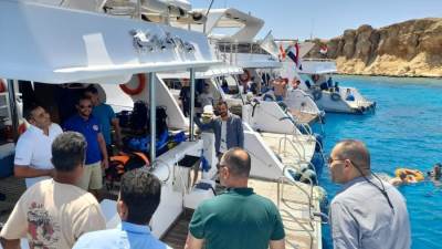 البيئة تواصل جهود الرصد الساحلى و المتابعة الدورية للمحميات الطبيعية بجنوب سيناء