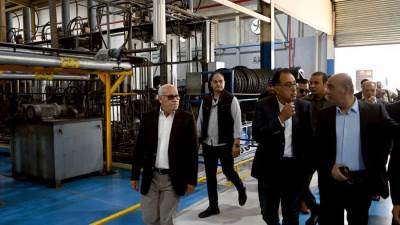 رئيس الوزراء يتفقد مجمع مصانع "بيراميدز" لتصنيع الإطارات ومنتجات المطاط