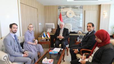 وزير التعليم العالي يُناقش مع سفيرة جمهورية إستونيا سُبل تعزيز التعاون