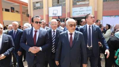 وزير التربية والتعليم يشهد فعاليات مبادرة الشراكة من أجل مدن صحية