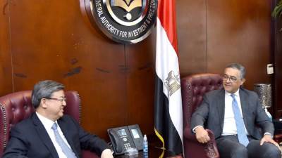 الهيئة العامة للاستثمار تبحث جذب استثمارات صينية جديدة لمدينة العلمين الجديدة