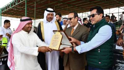 وزير الشباب والرياضة ومحافظ شمال سيناء يشهدان ختام مهرجان الهجن
