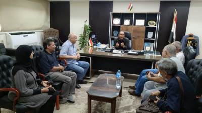 علي سعد يلتقي أصحاب الأراضي المضافة لمدينة الشروق للاستماع لمقترحاتهم 