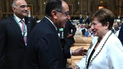 مدبولى يلتقى كريستالينا جورجيفا المدير العام لصندوق النقد الدولي