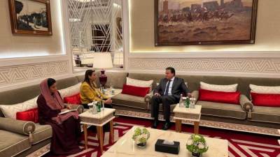 عبدالغفار يبحث مع ممثلي شركة «جونسون آند جونسون» التعاون في توفير الدواء