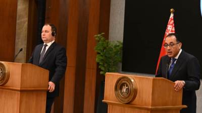 مدبولي: العلاقات المصرية البيلاروسية الوثيقة تمتد إلى كافة المجالات التجارية والصناعية