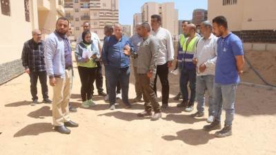 علاء منيع يتفقد وحدات المبادرة الرئاسية سكن لكل المصريين