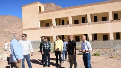 وزير الرياضة يتفقد مركز تدريب المرتفعات بسانت كاترين لابطال مصر