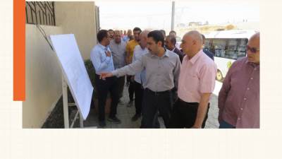 أمين غنيم يزور العبور الجديدة ويتفقد أعمال مشروعات المدينة