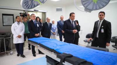 وزير الصحة يتفقد مستشفى حروق أهل مصر