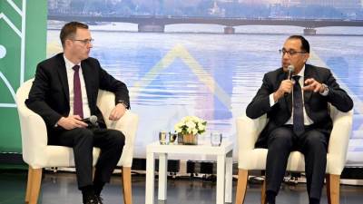 رئيس الوزراء يشارك في فعاليات مؤتمر " يوم مؤسسة التمويل الدولية" 